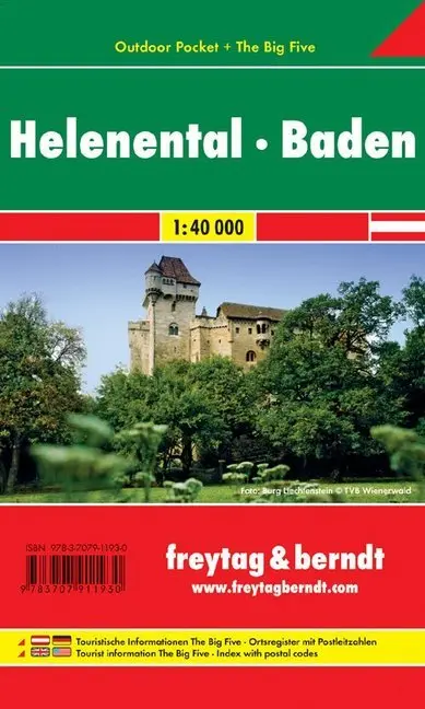 Cover: 9783707911930 | WK 012 OUP Helenental - Baden, Outdoor Pocket, Wanderkarte 1:40.000