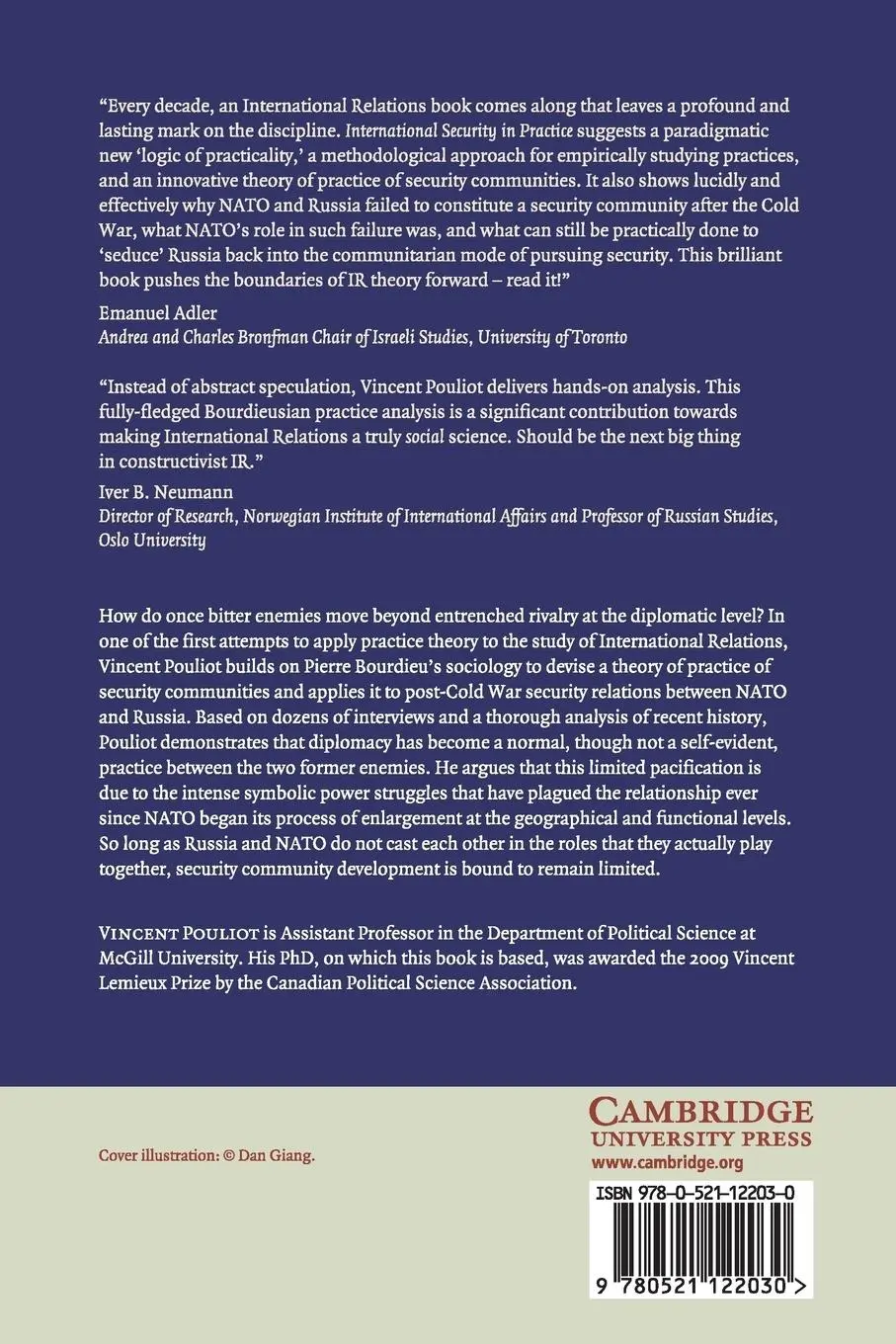 Rückseite: 9780521122030 | International Security in Practice | Vincent Pouliot | Taschenbuch