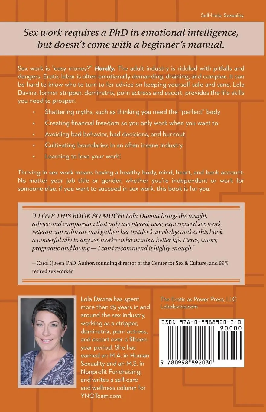 Rückseite: 9780998892030 | Thriving in Sex Work | Lola Davina | Taschenbuch | Englisch | 2017