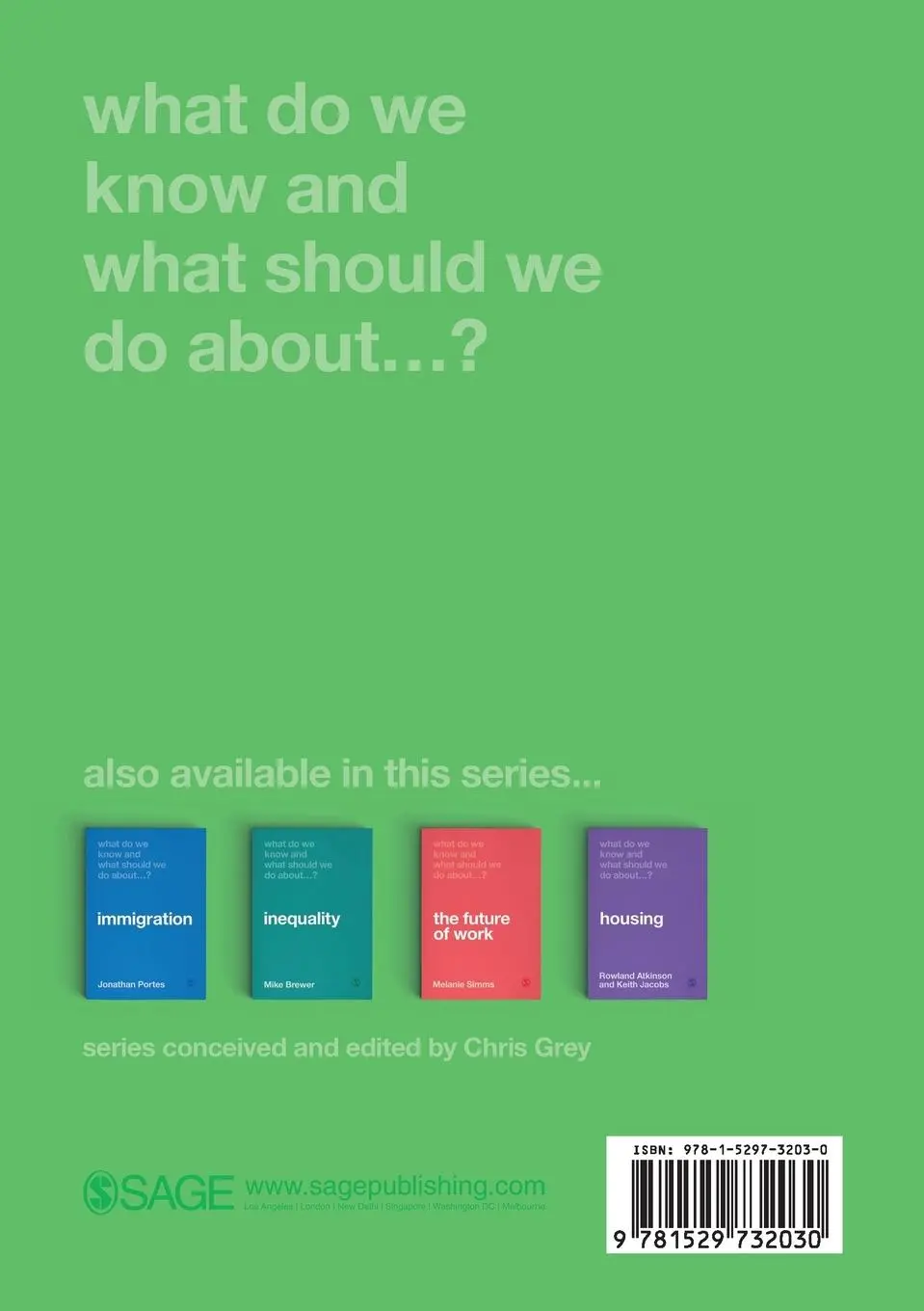 Rückseite: 9781529732030 | What Do We Know and What Should We Do About Social Mobility? | Buch