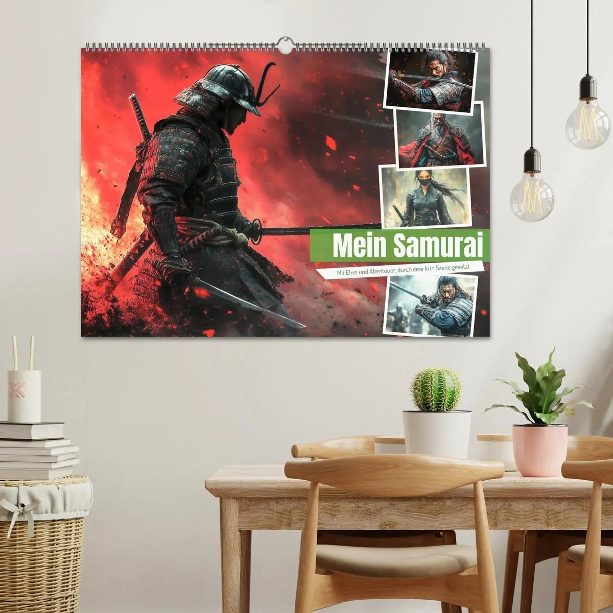 Bild: 9783457332030 | Mein Samurai (Wandkalender 2026 DIN A2 quer), CALVENDO Monatskalender