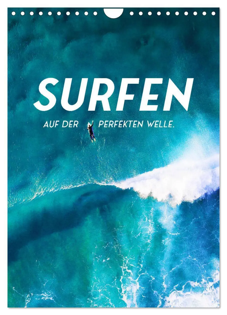 Cover: 9783516352030 | Surfen - Auf der perfekten Welle. (Wandkalender 2026 DIN A4 hoch),...