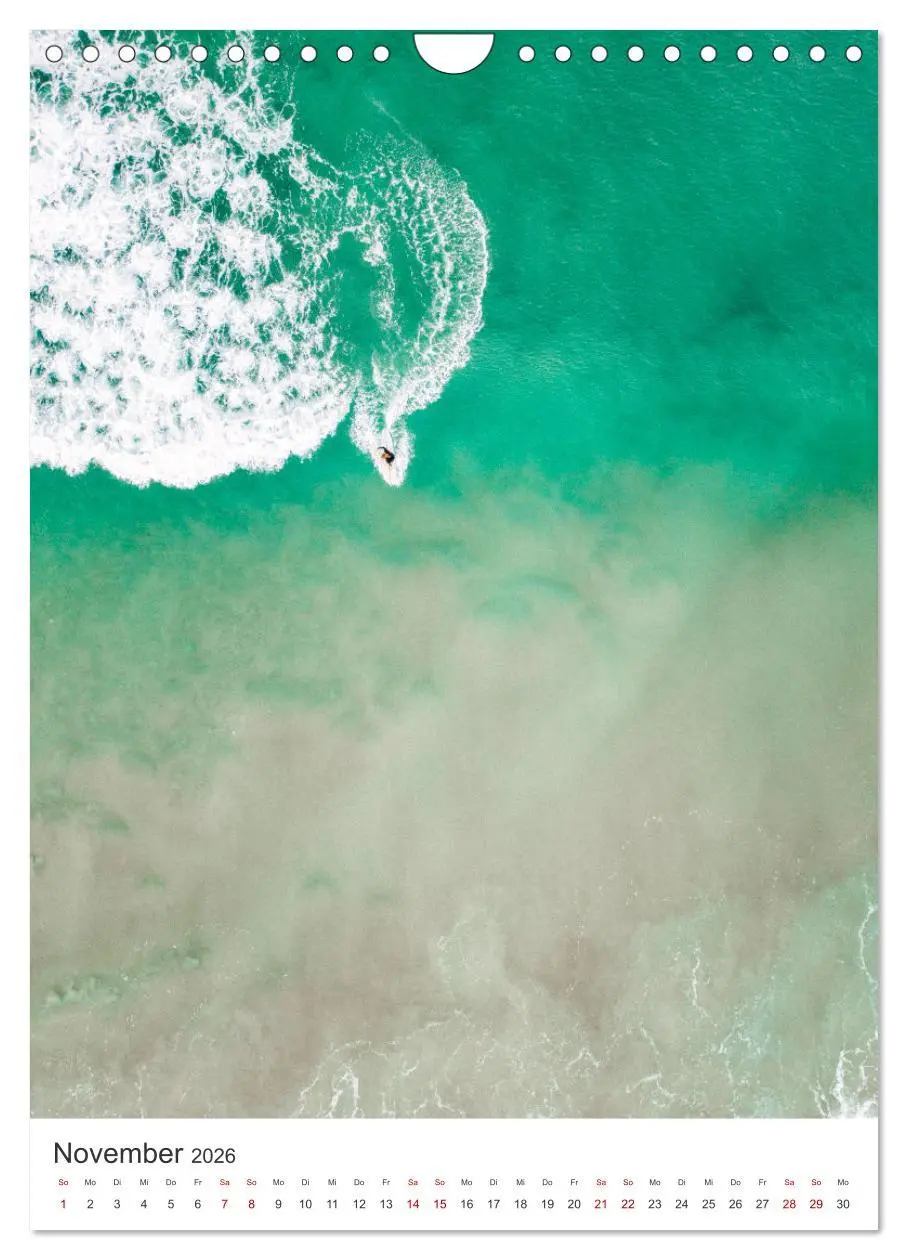 Bild: 9783516352030 | Surfen - Auf der perfekten Welle. (Wandkalender 2026 DIN A4 hoch),...