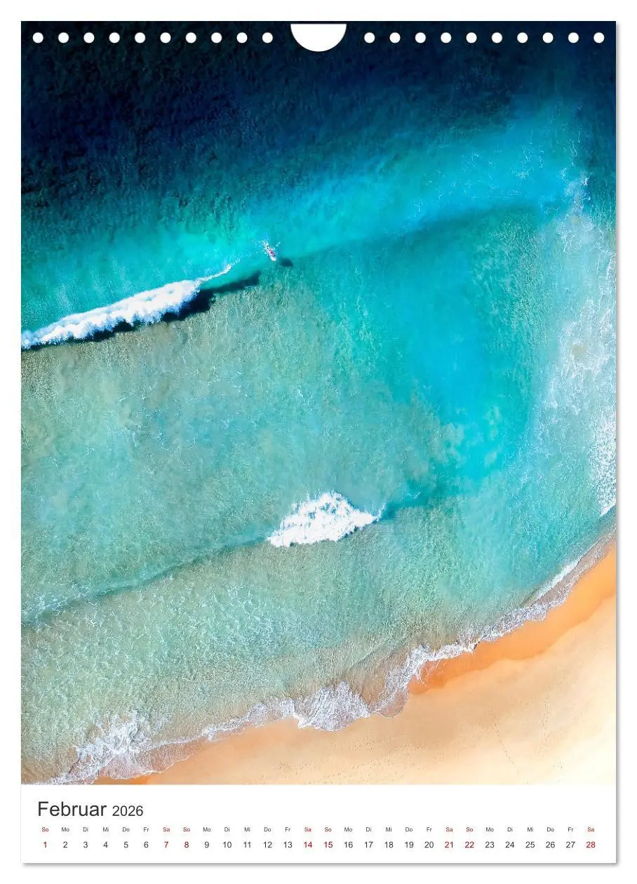 Bild: 9783516352030 | Surfen - Auf der perfekten Welle. (Wandkalender 2026 DIN A4 hoch),...