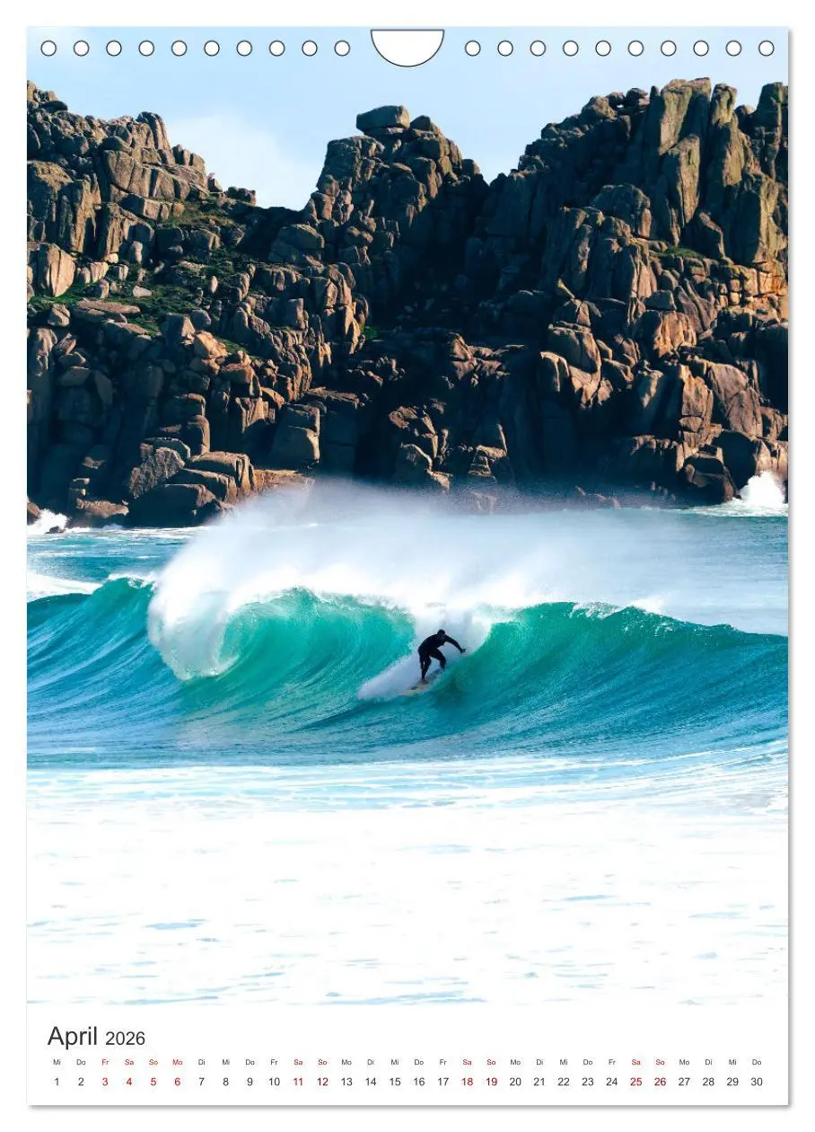 Bild: 9783516352030 | Surfen - Auf der perfekten Welle. (Wandkalender 2026 DIN A4 hoch),...