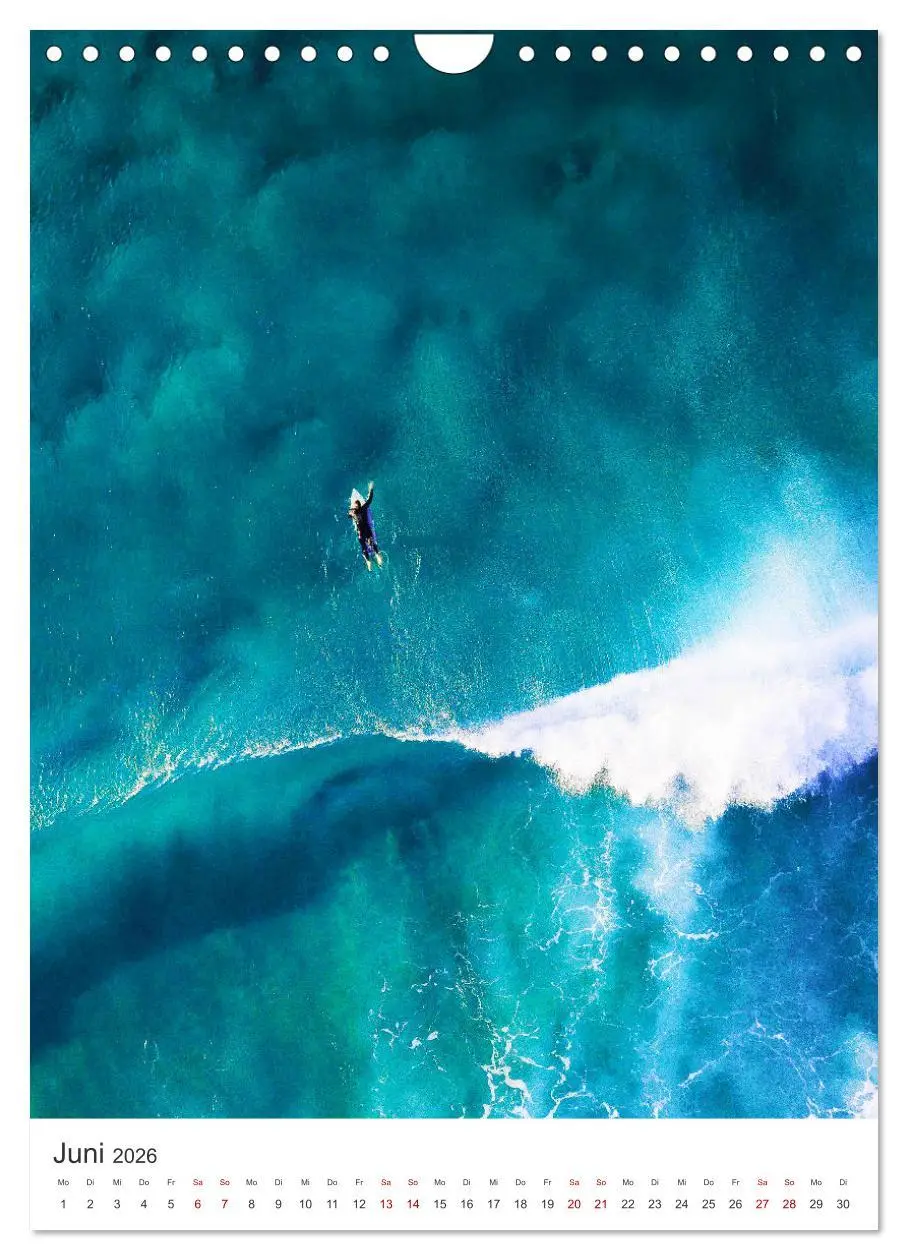 Bild: 9783516352030 | Surfen - Auf der perfekten Welle. (Wandkalender 2026 DIN A4 hoch),...