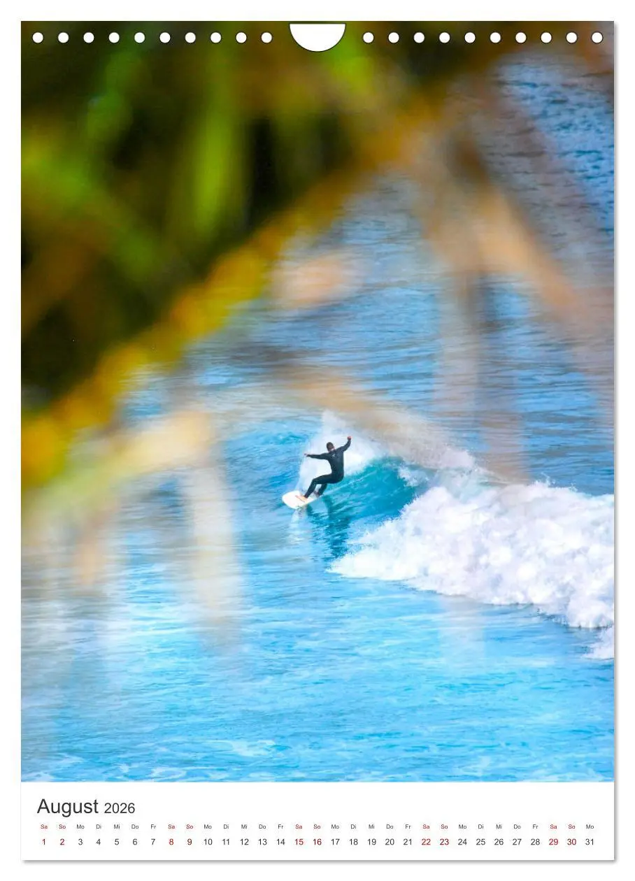Bild: 9783516352030 | Surfen - Auf der perfekten Welle. (Wandkalender 2026 DIN A4 hoch),...