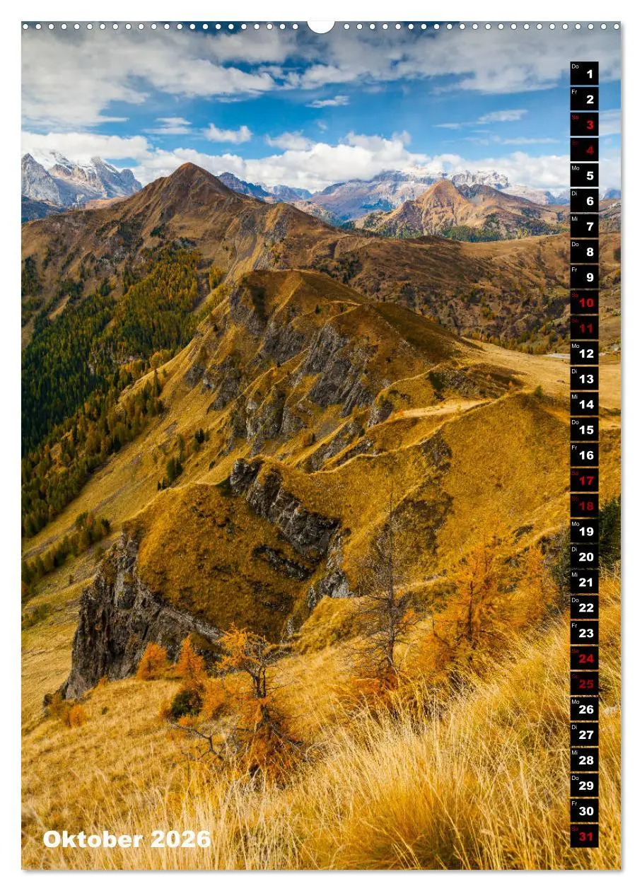 Bild: 9783516422030 | Dolomiten. Italien (Wandkalender 2026 DIN A2 hoch), CALVENDO...