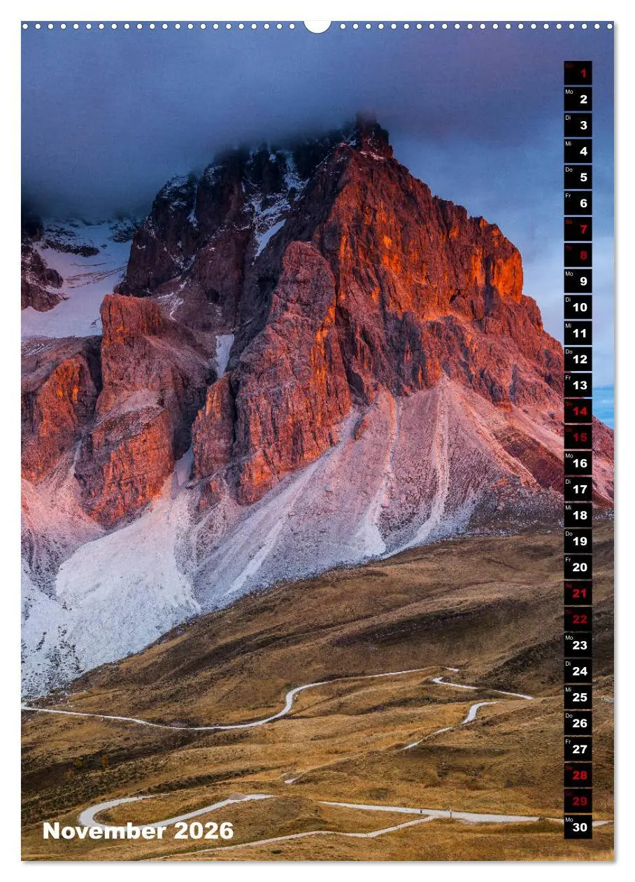 Bild: 9783516422030 | Dolomiten. Italien (Wandkalender 2026 DIN A2 hoch), CALVENDO...