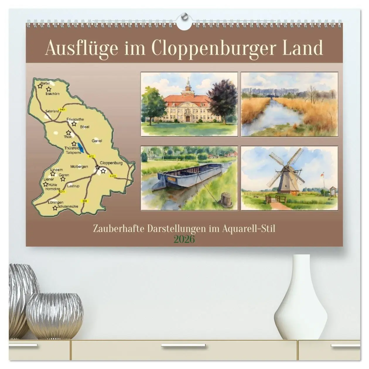 Cover: 9783516732030 | Ausflüge im Cloppenburger Land (hochwertiger Premium Wandkalender...