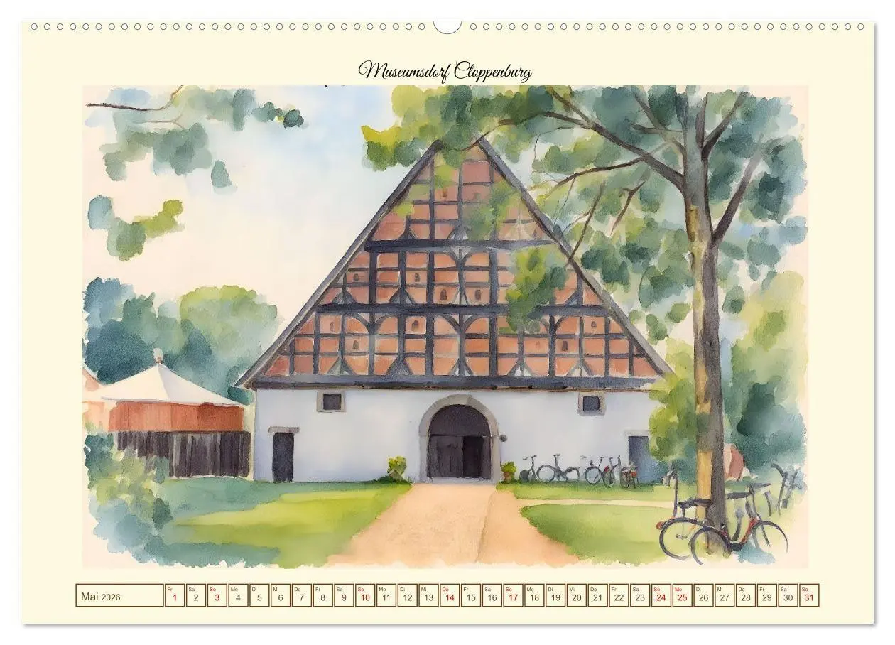 Bild: 9783516732030 | Ausflüge im Cloppenburger Land (hochwertiger Premium Wandkalender...