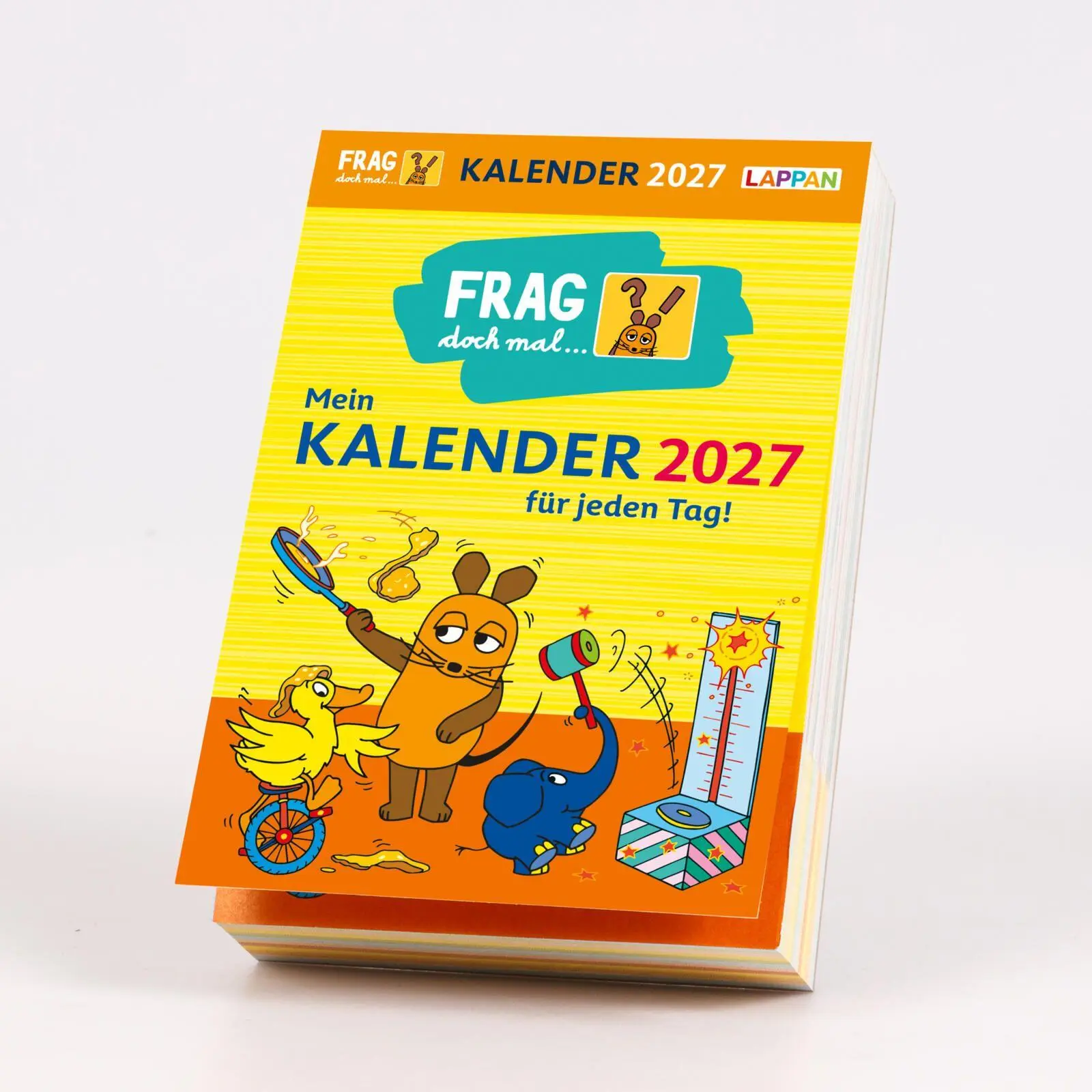 Bild: 9783830322030 | Frag doch mal ... die Maus: Tageskalender 2027 - Mein Kalender für...