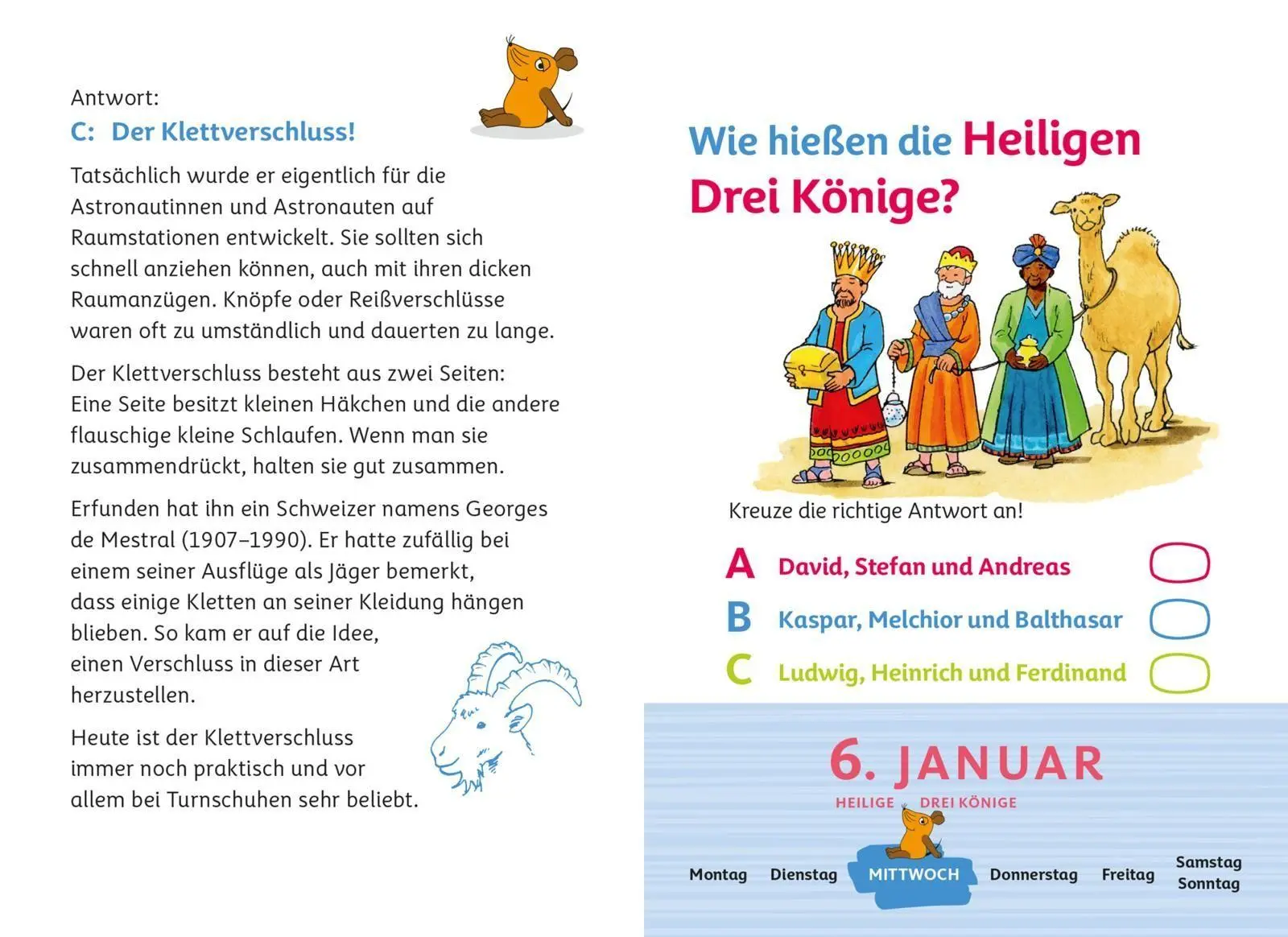 Bild: 9783830322030 | Frag doch mal ... die Maus: Tageskalender 2027 - Mein Kalender für...