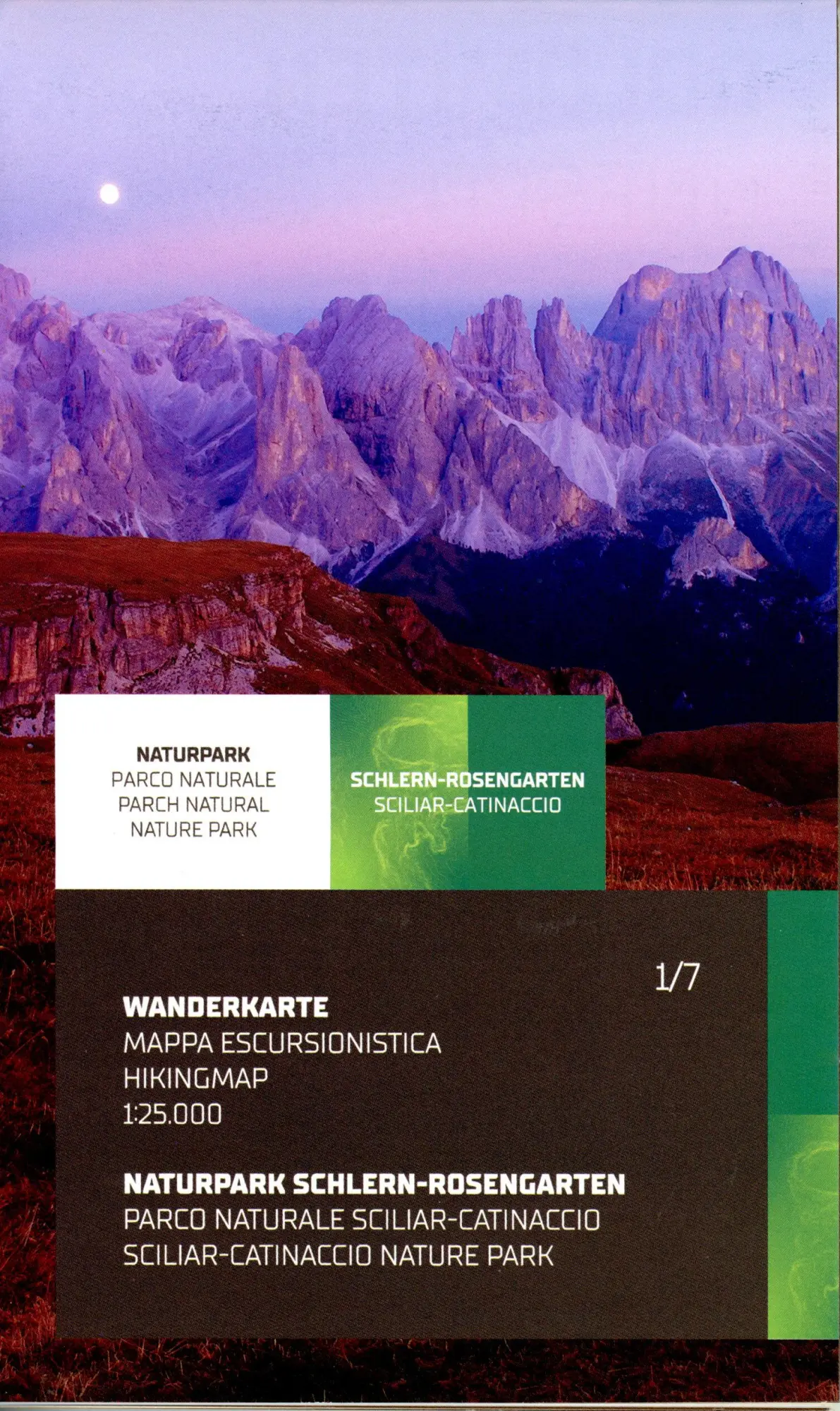 Cover: 9788883152030 | Parco Naturale Schlern-Rosengarten | Tabacco Wanderkarte | Italienisch