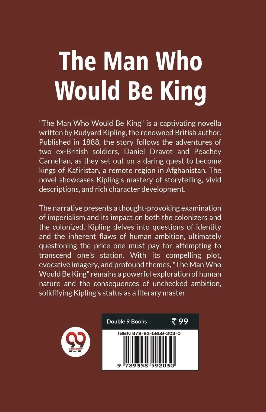 Rückseite: 9789358592030 | The Man Who Would Be King | Rudyard Kipling | Taschenbuch | Englisch