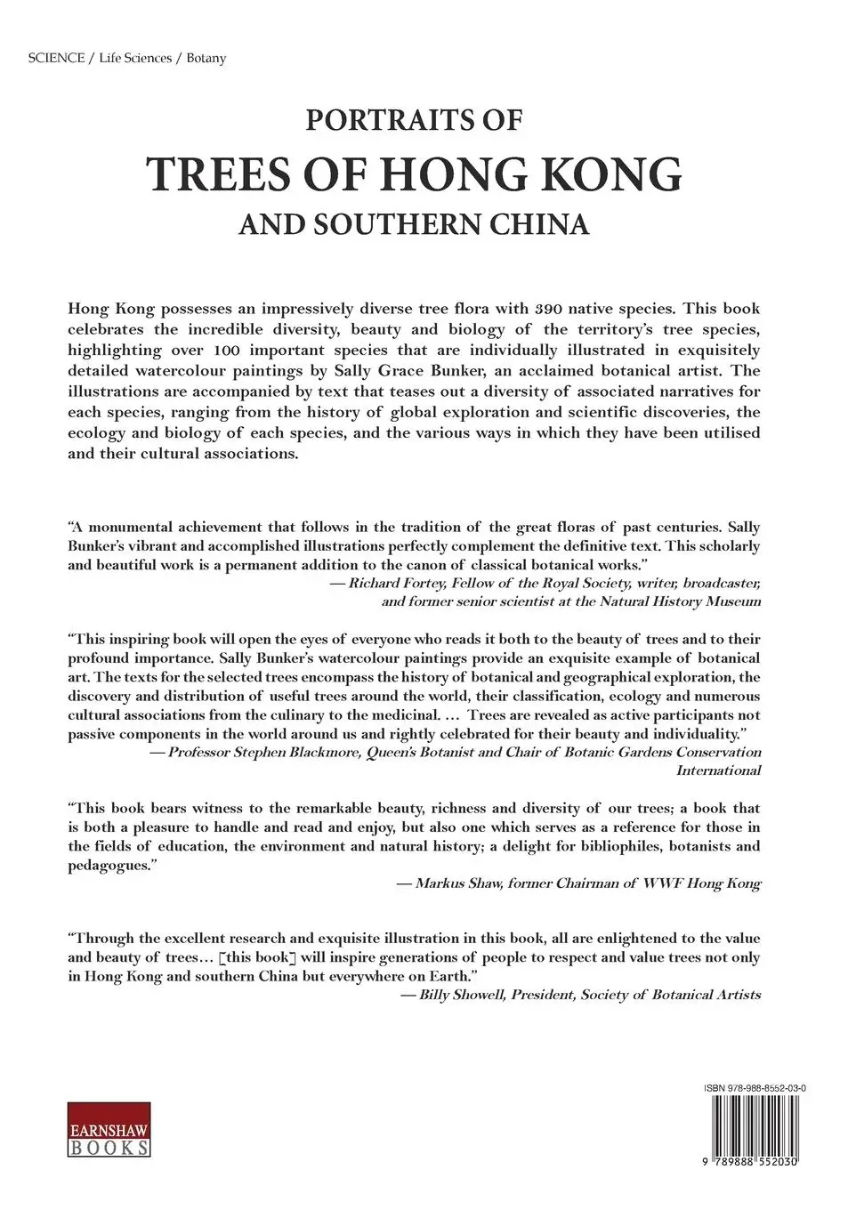 Rückseite: 9789888552030 | Portraits of Trees of Hong Kong and Southern China | Bunker (u. a.)