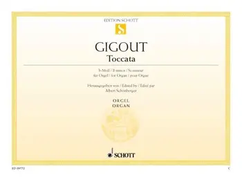 Cover: 9790001122030 | Toccata B | Orgel., Edition Schott Einzelausgabe | Eugène Gigout