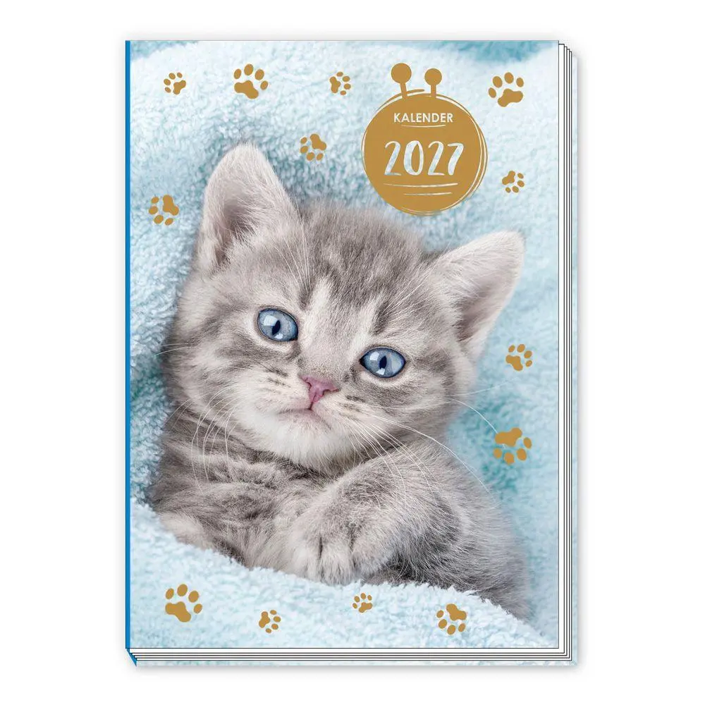 Cover: 4251901512130 | TRÖTSCH - Taschenkalender A7 Katze 2027 | Mini-Terminkalender | KG