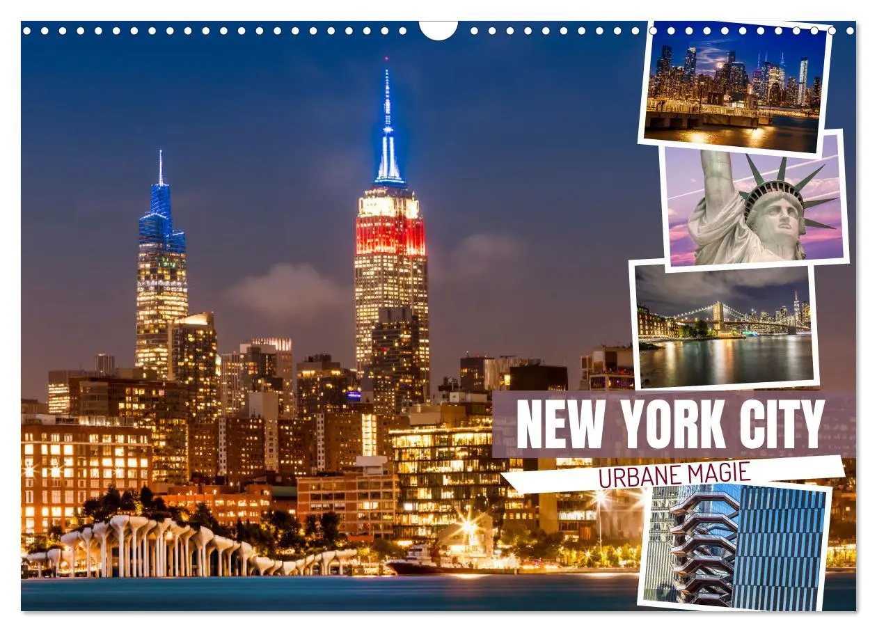 Cover: 9783457322130 | NEW YORK CITY Urbane Magie (Wandkalender 2026 DIN A3 quer),...