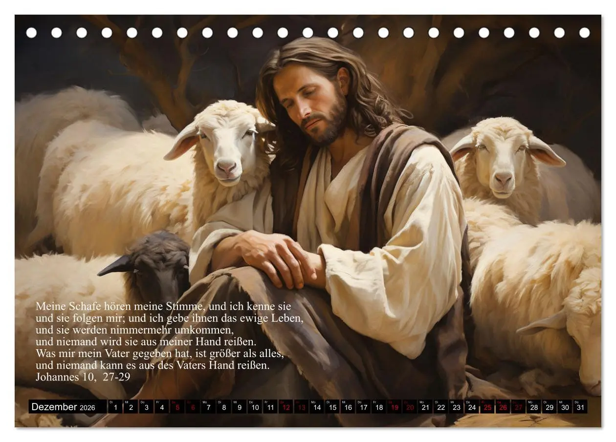 Bild: 9783457492130 | Sein Wirken ist ewig (Tischkalender 2026 DIN A5 quer), CALVENDO...