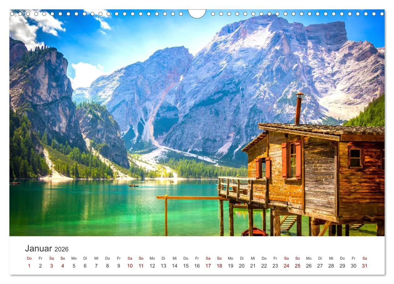 Bild: 9783457562130 | Dolomiten - Die wunderschönen Südalpen in Italien. (Wandkalender...