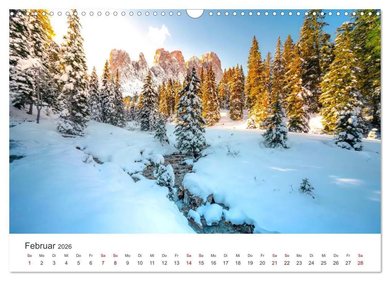 Bild: 9783457562130 | Dolomiten - Die wunderschönen Südalpen in Italien. (Wandkalender...