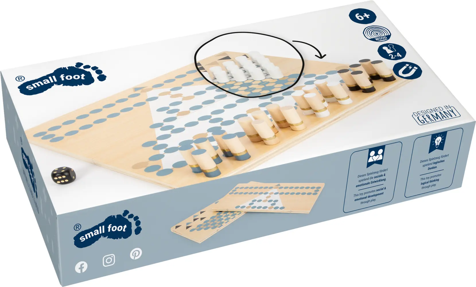 Cover: 4020972122230 | Barrikade und Halma Gold Edition | small foot | Buntverpackung | 12223