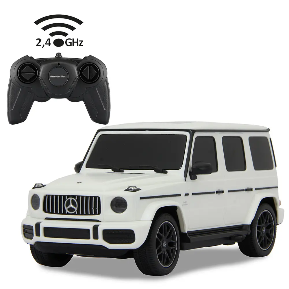 Cover: 4042774452230 | Jamara Mercedes-Benz AMG G63 1:24 weiß 40MHz | In Karton | 405192