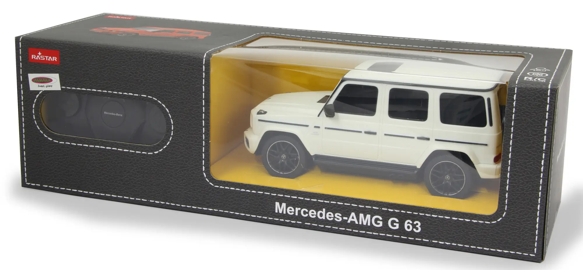 Bild: 4042774452230 | Jamara Mercedes-Benz AMG G63 1:24 weiß 40MHz | In Karton | 405192
