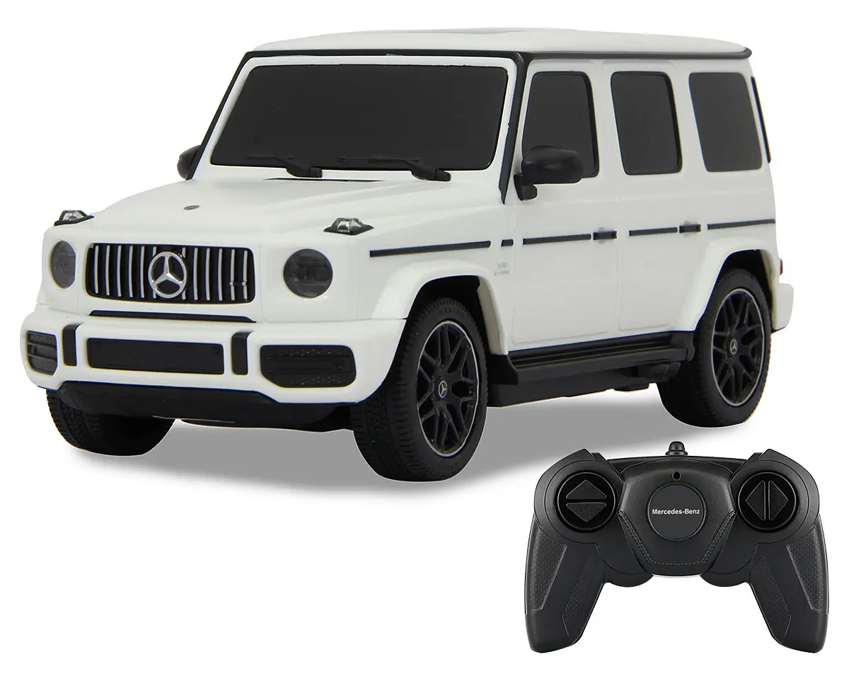 Bild: 4042774452230 | Jamara Mercedes-Benz AMG G63 1:24 weiß 40MHz | In Karton | 405192