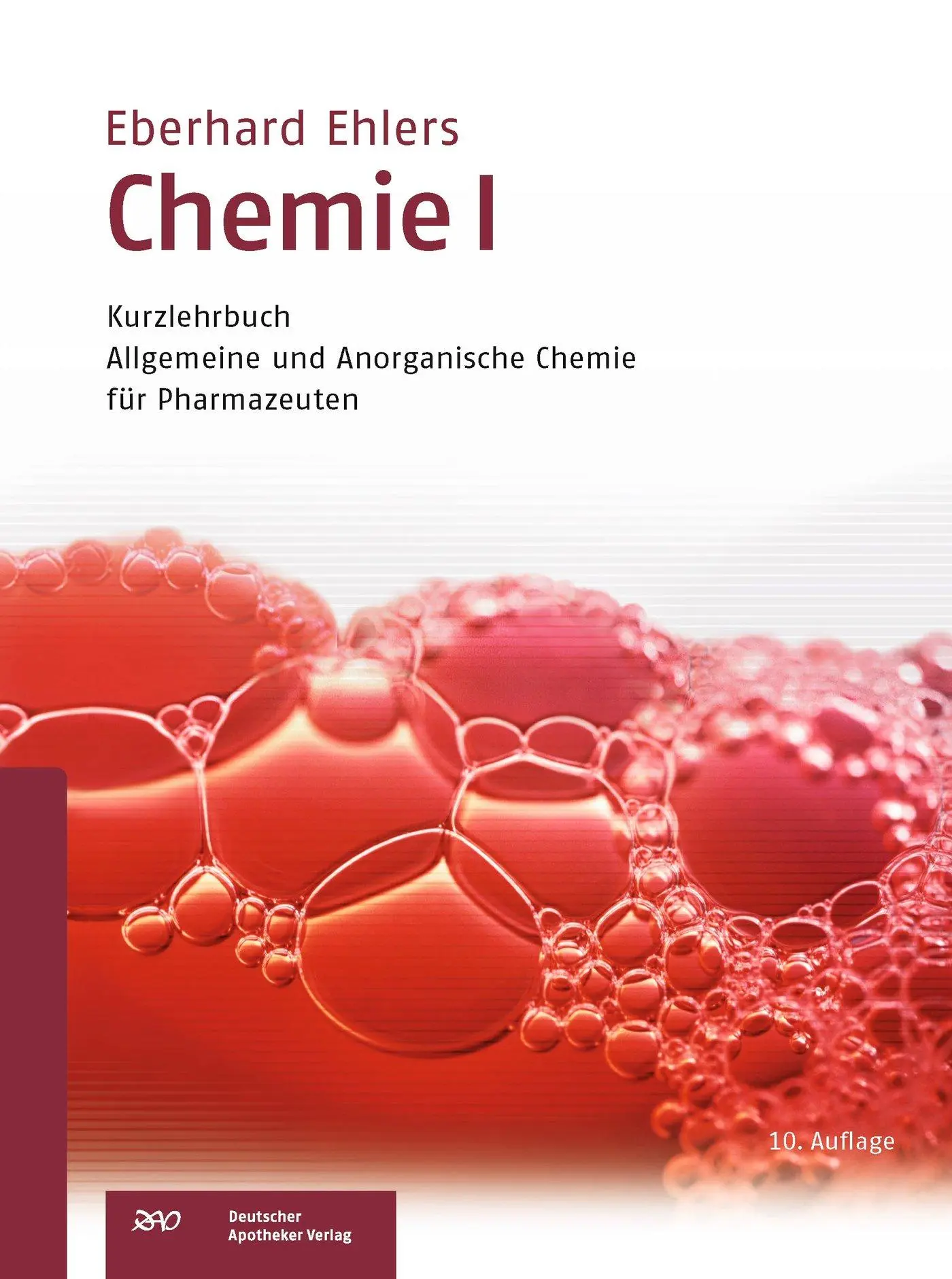 Cover: 9783769262230 | Chemie I - Kurzlehrbuch | Eberhard Ehlers | Taschenbuch | XII | 2016