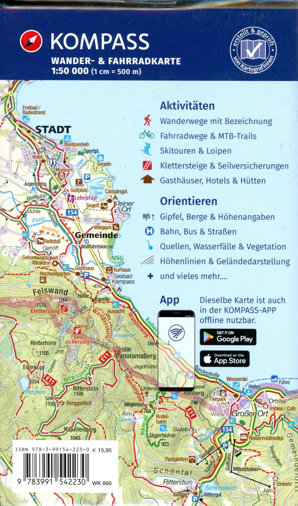 Bild: 9783991542230 | KOMPASS Wanderkarten-Set 866 Erzgebirge (2 Karten) 1:50.000 | 2 Karten