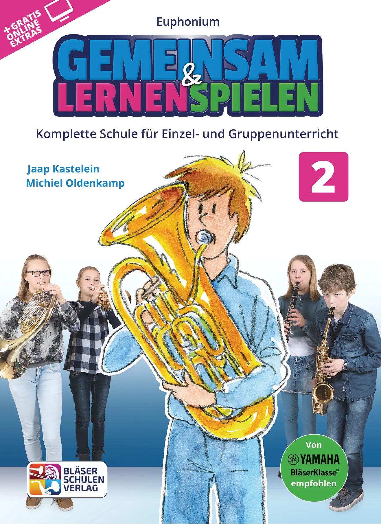 Cover: 9790700382230 | Gemeinsam Lernen und Spielen Band 2 | Euphonium | Michiel Oldenkamp