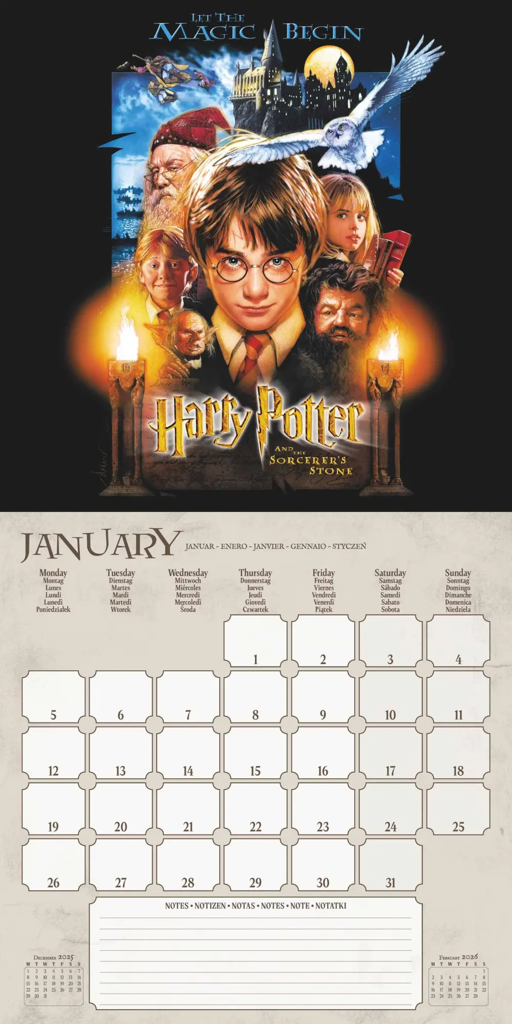 Bild: 9781804232330 | HARRY POTTER (FASHION) - Broschürenkalender im Format 30 x 30 | 28 S.