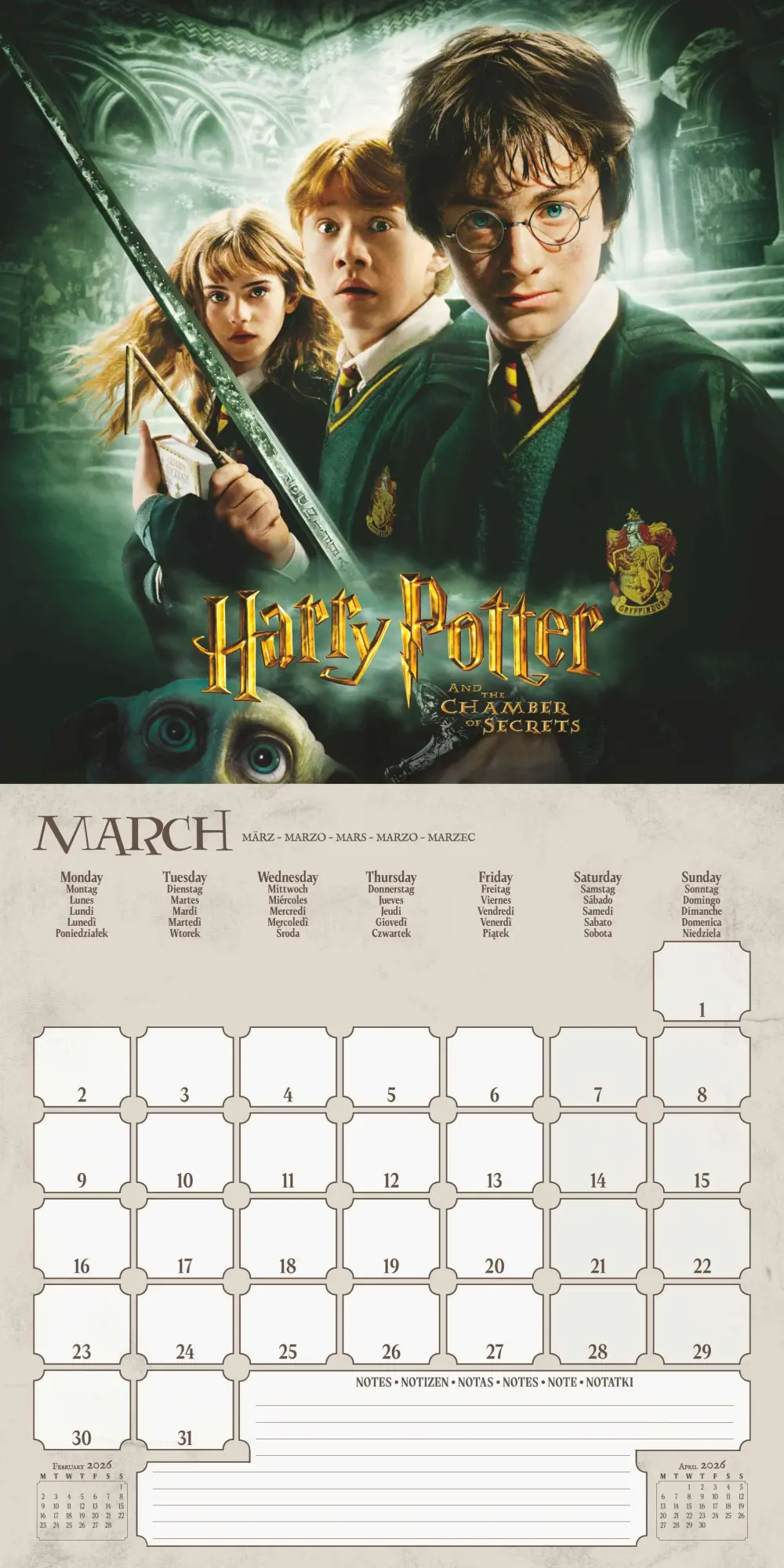 Bild: 9781804232330 | HARRY POTTER (FASHION) - Broschürenkalender im Format 30 x 30 | 28 S.