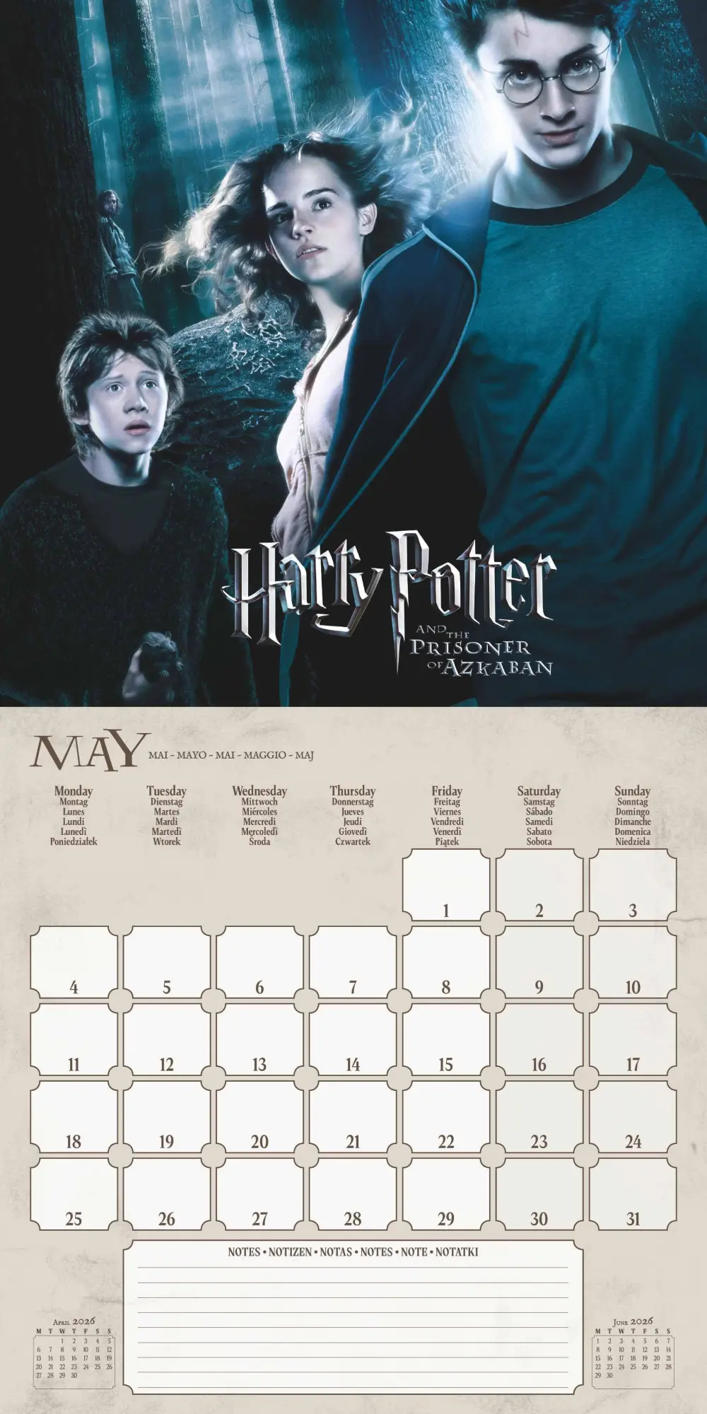 Bild: 9781804232330 | HARRY POTTER (FASHION) - Broschürenkalender im Format 30 x 30 | 28 S.