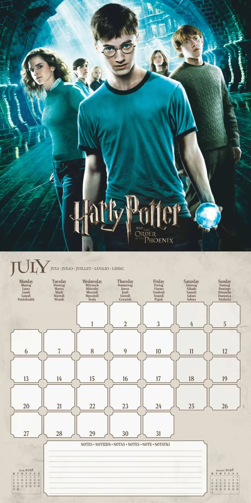 Bild: 9781804232330 | HARRY POTTER (FASHION) - Broschürenkalender im Format 30 x 30 | 28 S.