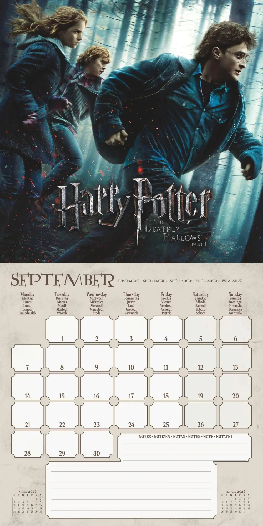 Bild: 9781804232330 | HARRY POTTER (FASHION) - Broschürenkalender im Format 30 x 30 | 28 S.