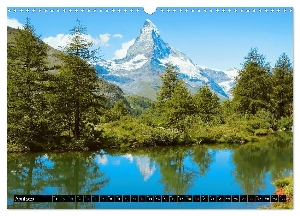 Bild: 9783457782330 | Und ewig lockt das Matterhorn (Wandkalender 2026 DIN A3 quer),...