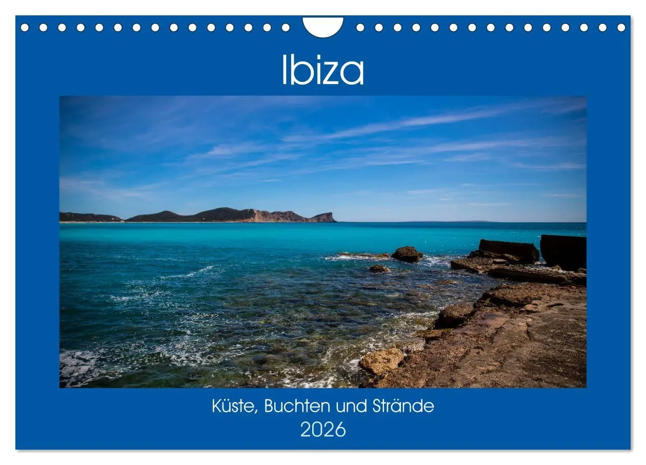 Cover: 9783457922330 | Ibiza Küste, Buchten und Strände (Wandkalender 2026 DIN A4 quer),...