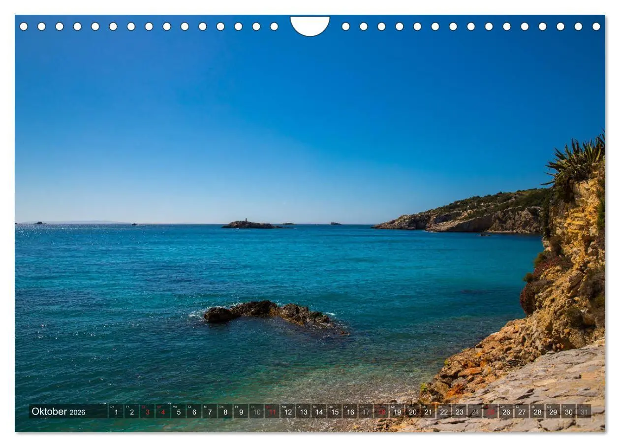 Bild: 9783457922330 | Ibiza Küste, Buchten und Strände (Wandkalender 2026 DIN A4 quer),...