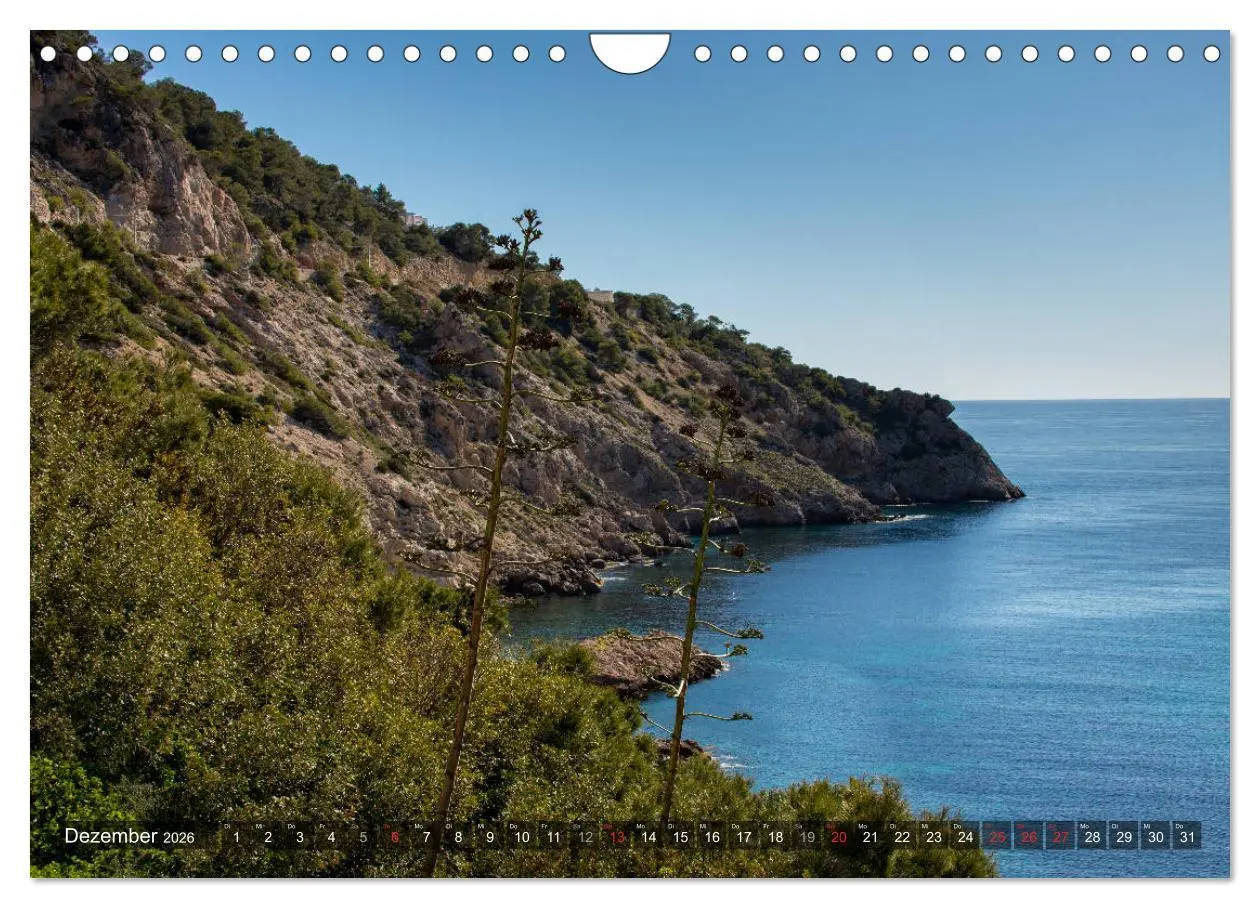 Bild: 9783457922330 | Ibiza Küste, Buchten und Strände (Wandkalender 2026 DIN A4 quer),...