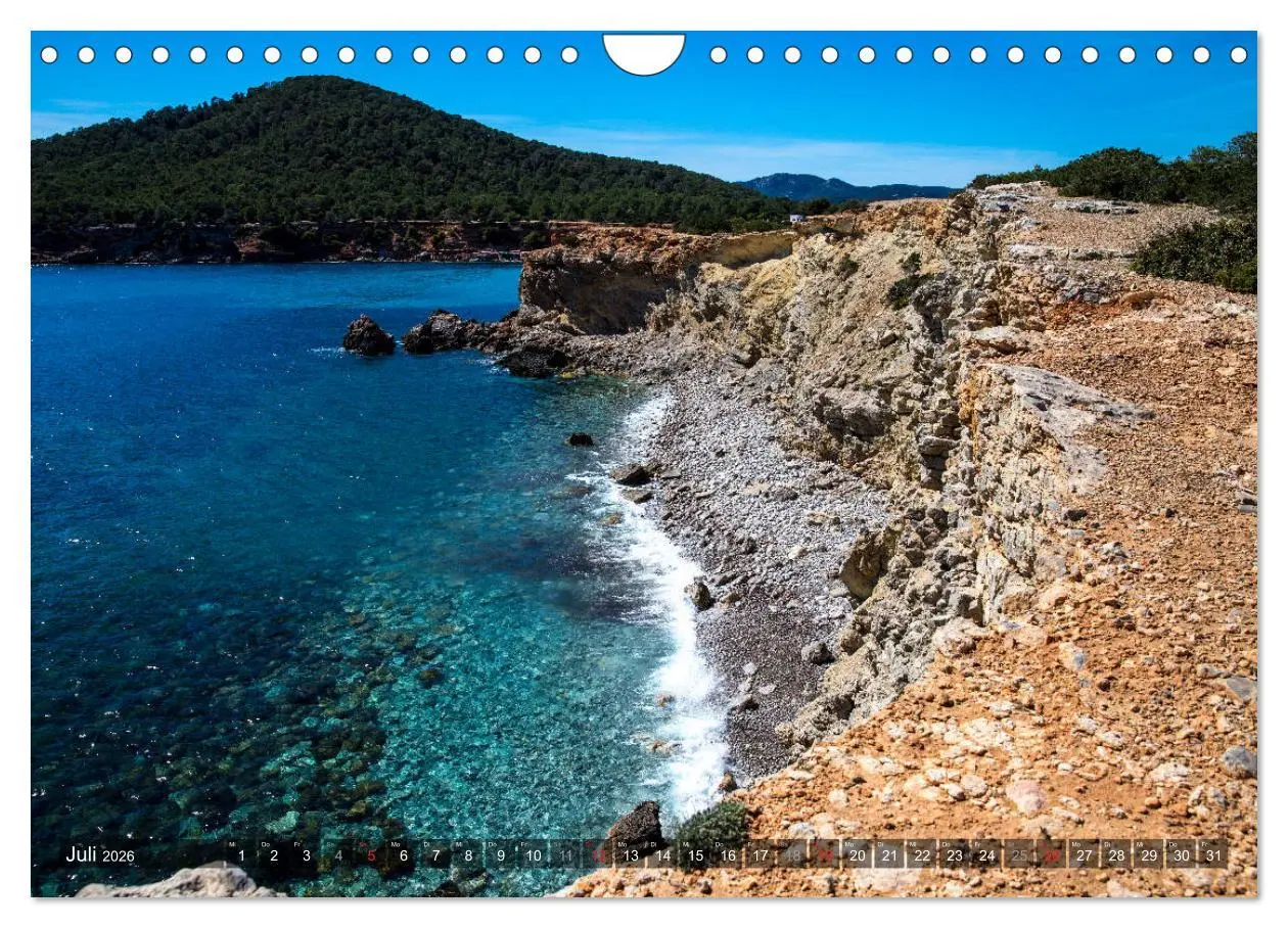 Bild: 9783457922330 | Ibiza Küste, Buchten und Strände (Wandkalender 2026 DIN A4 quer),...