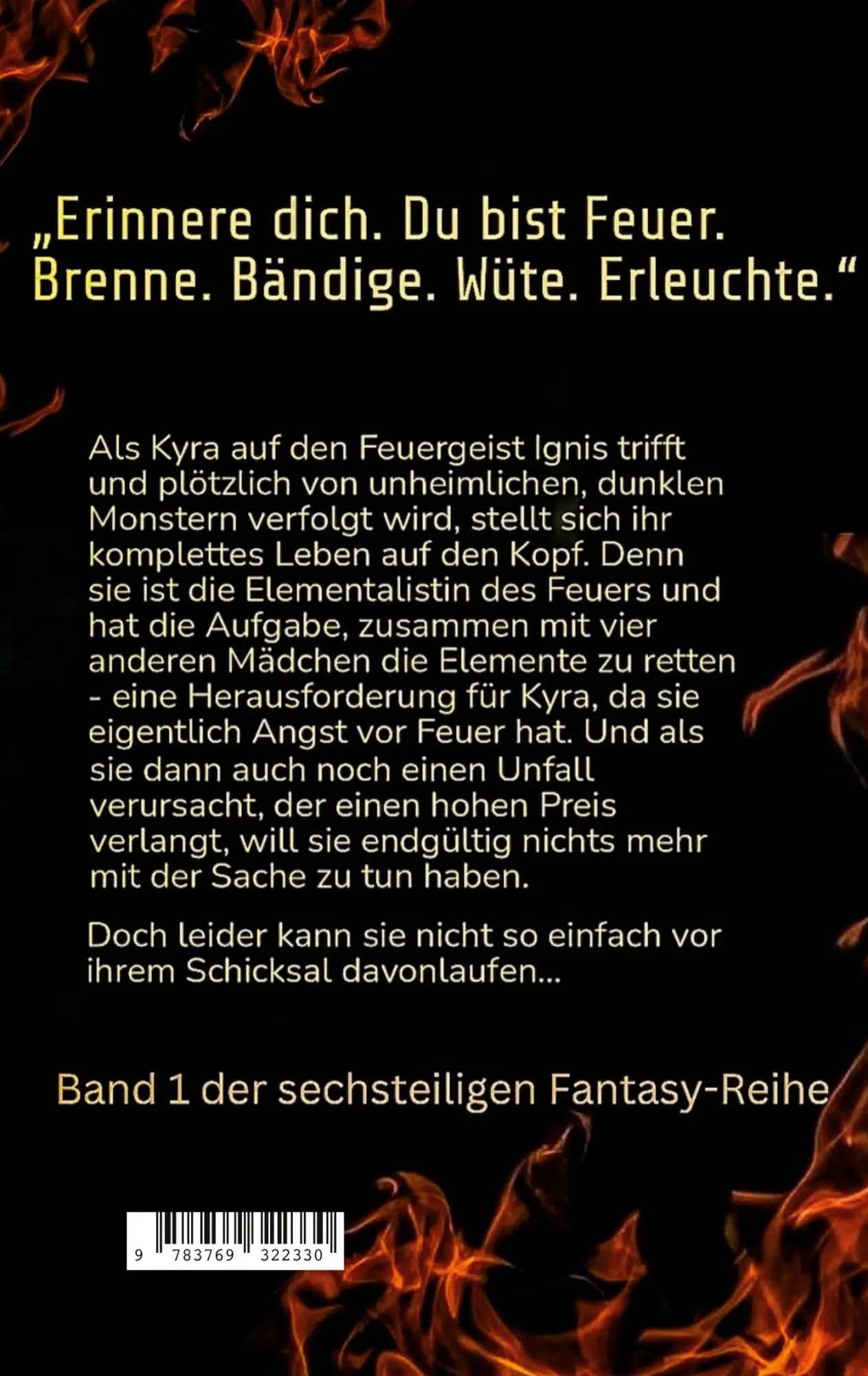 Rückseite: 9783769322330 | Kyra und Ignis | Band 1 der sechsteiligen Young Adult Fantasy-Reihe