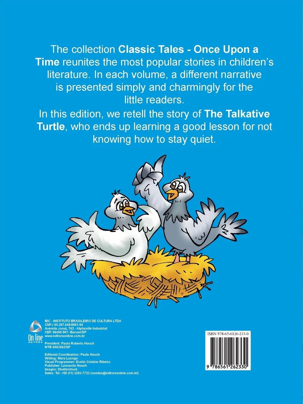 Rückseite: 9786561262330 | Classic Tales Once Upon a Time The Two Pigeons | On Line Editora