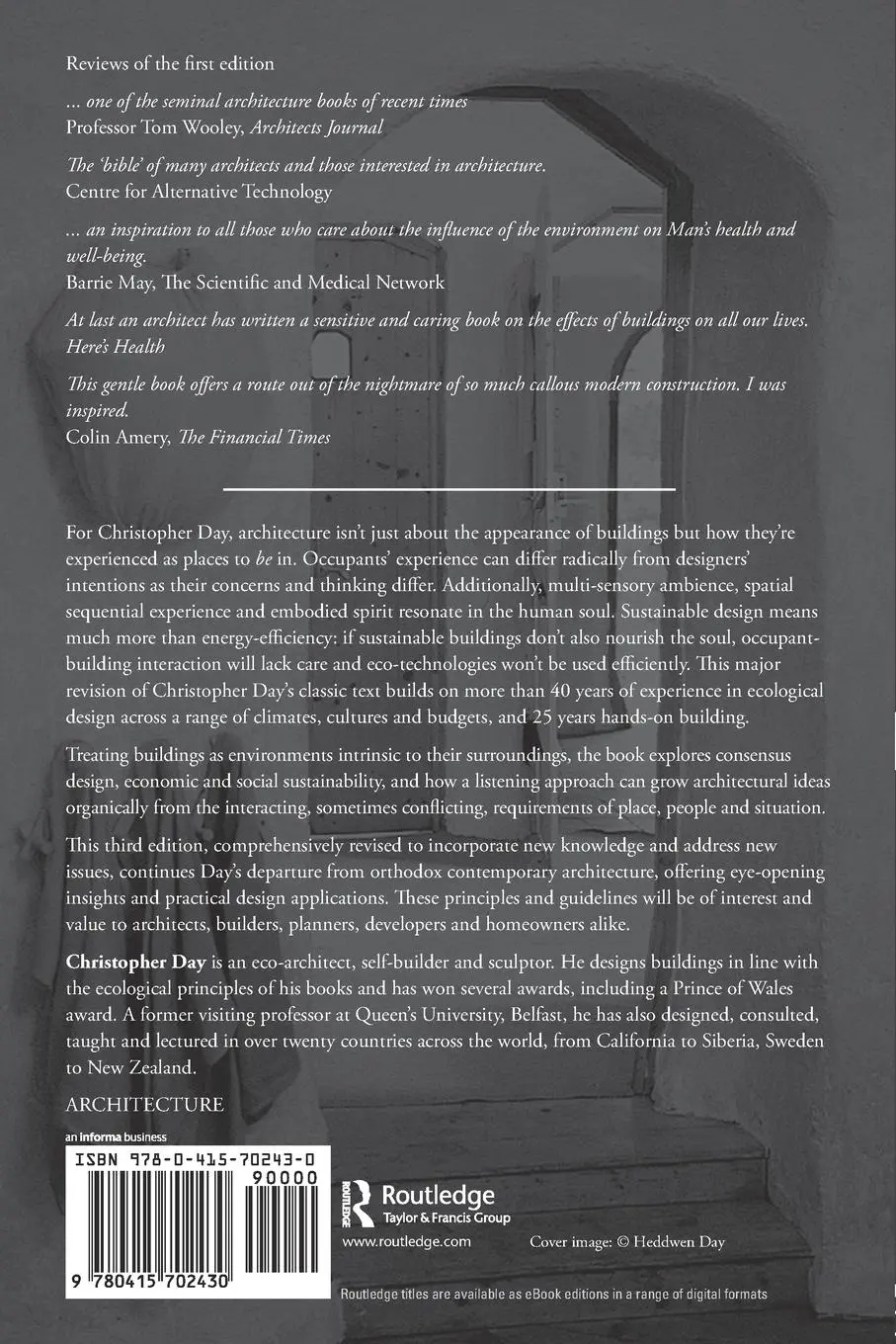 Rückseite: 9780415702430 | Places of the Soul | Christopher Day | Taschenbuch | Englisch | 2014