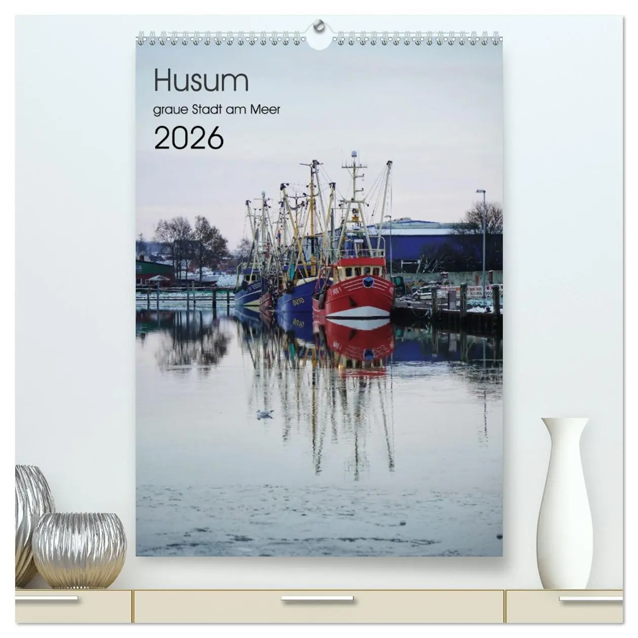 Cover: 9783516242430 | Husum - graue Stadt am Meer (hochwertiger Premium Wandkalender 2026...