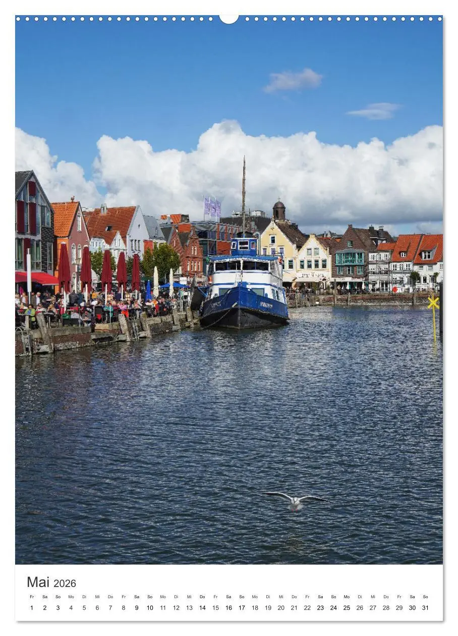 Bild: 9783516242430 | Husum - graue Stadt am Meer (hochwertiger Premium Wandkalender 2026...