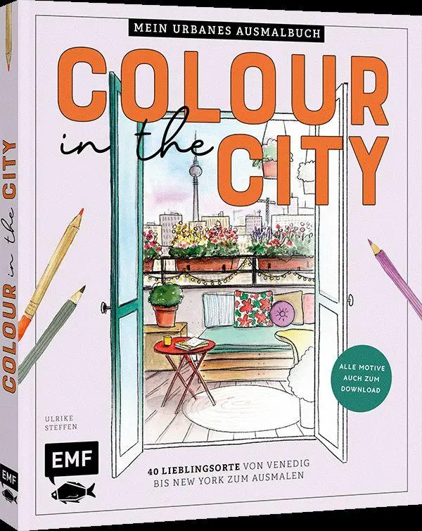Cover: 9783745932430 | Colour in the city - Mein urbanes Ausmalbuch | Ulrike Steffen | Buch