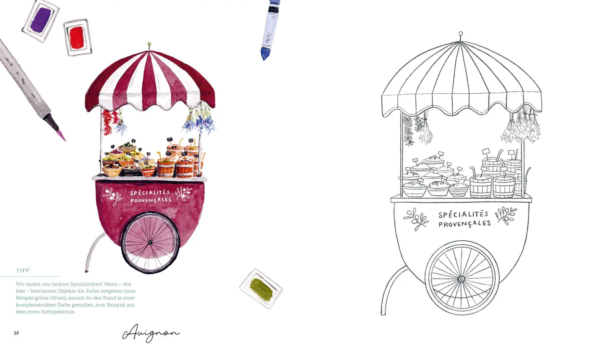 Bild: 9783745932430 | Colour in the city - Mein urbanes Ausmalbuch | Ulrike Steffen | Buch